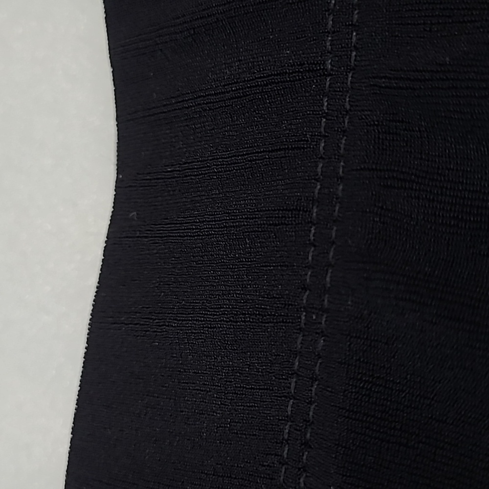 COMO Voyage Black elastic waist Midi Skirt Business Dress Skirt xl - Picture 7 of 7